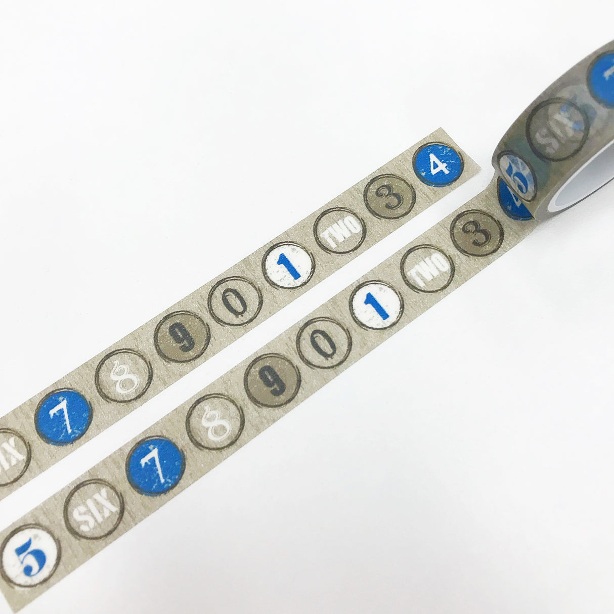 Numbers Washi Tape