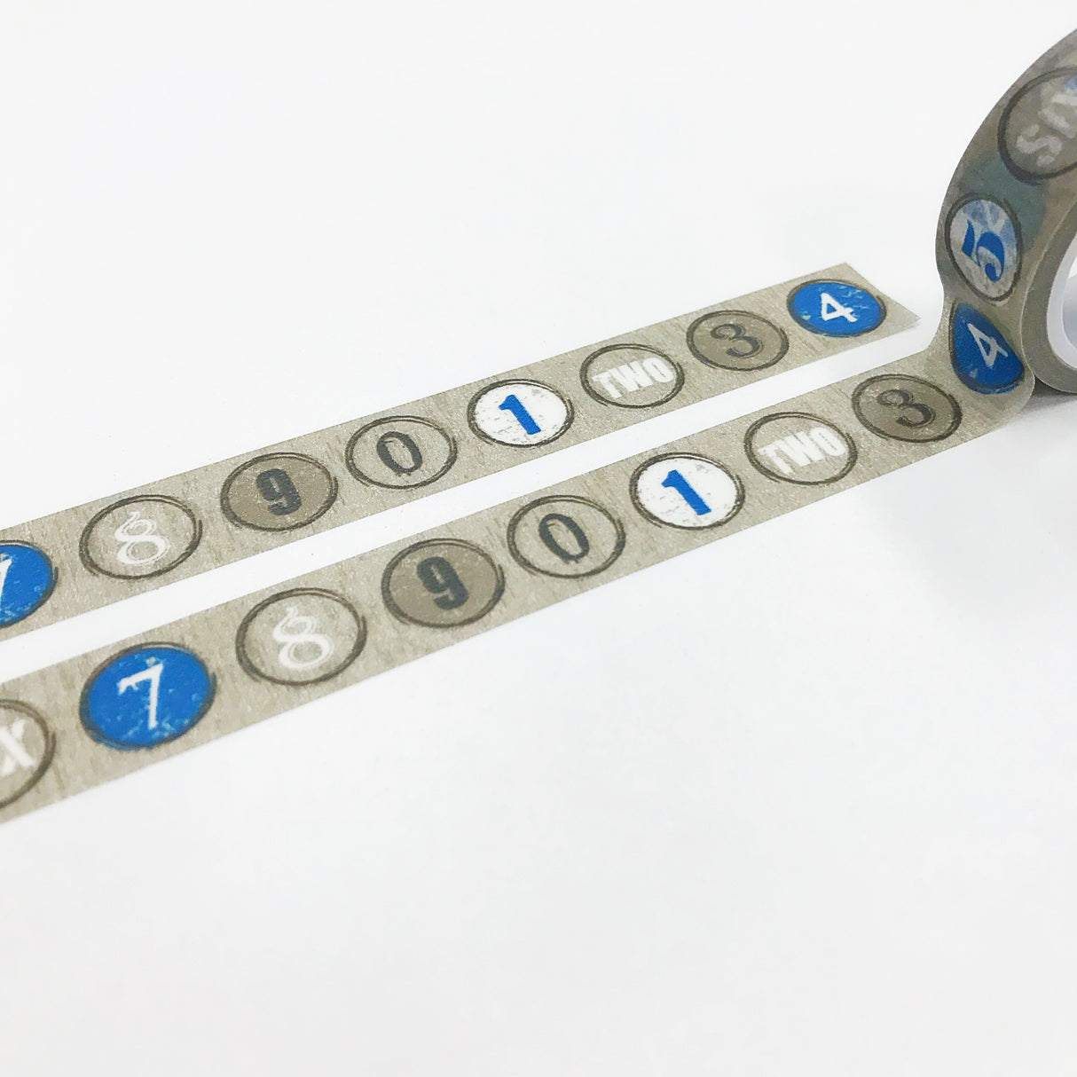 Numbers Washi Tape