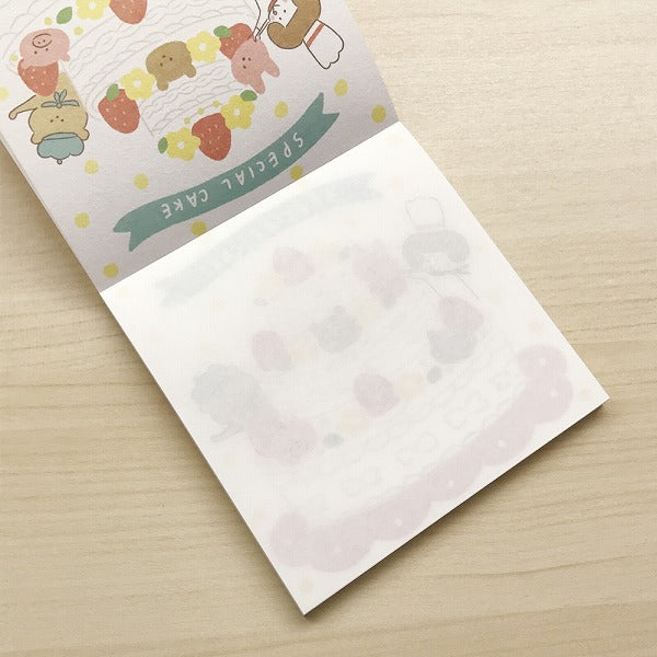 Strawberry Cake Shop Mizutama Memo Pad