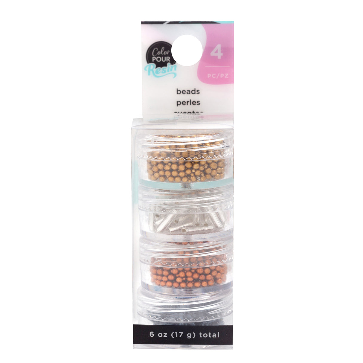 50% OFF - Color Pour Resin Mix-Ins Beads Metallic 4/Pkg