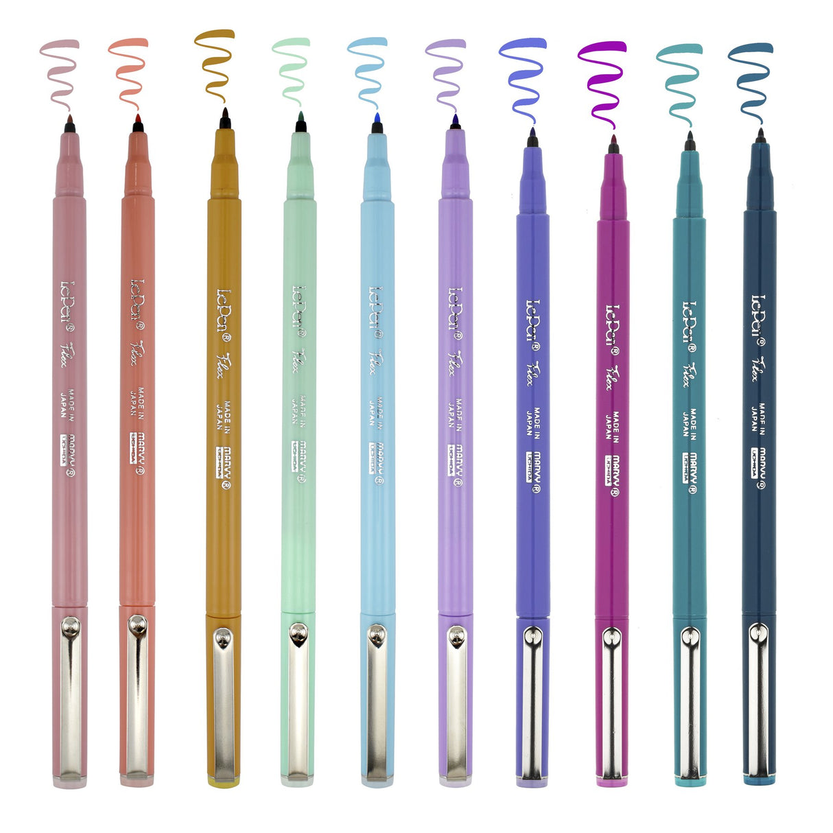 Le Pen Flex Retro Set 10/Pkg Uchida