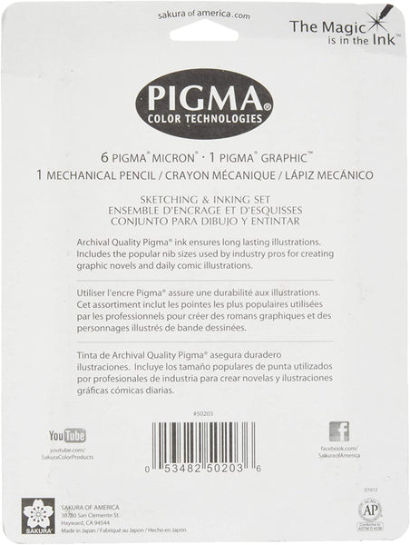 Sakura of America Pigma .20mm Fade-resistant Micron Pens