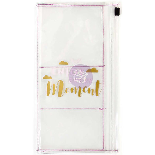 Enjoy Every Moment Prima Traveler's Journal Clear Pouch