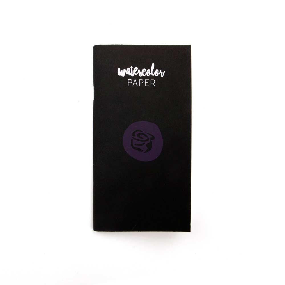 Cuaderno de recambio para diario de viajero de tamaño personal con papel de acuarela Prima