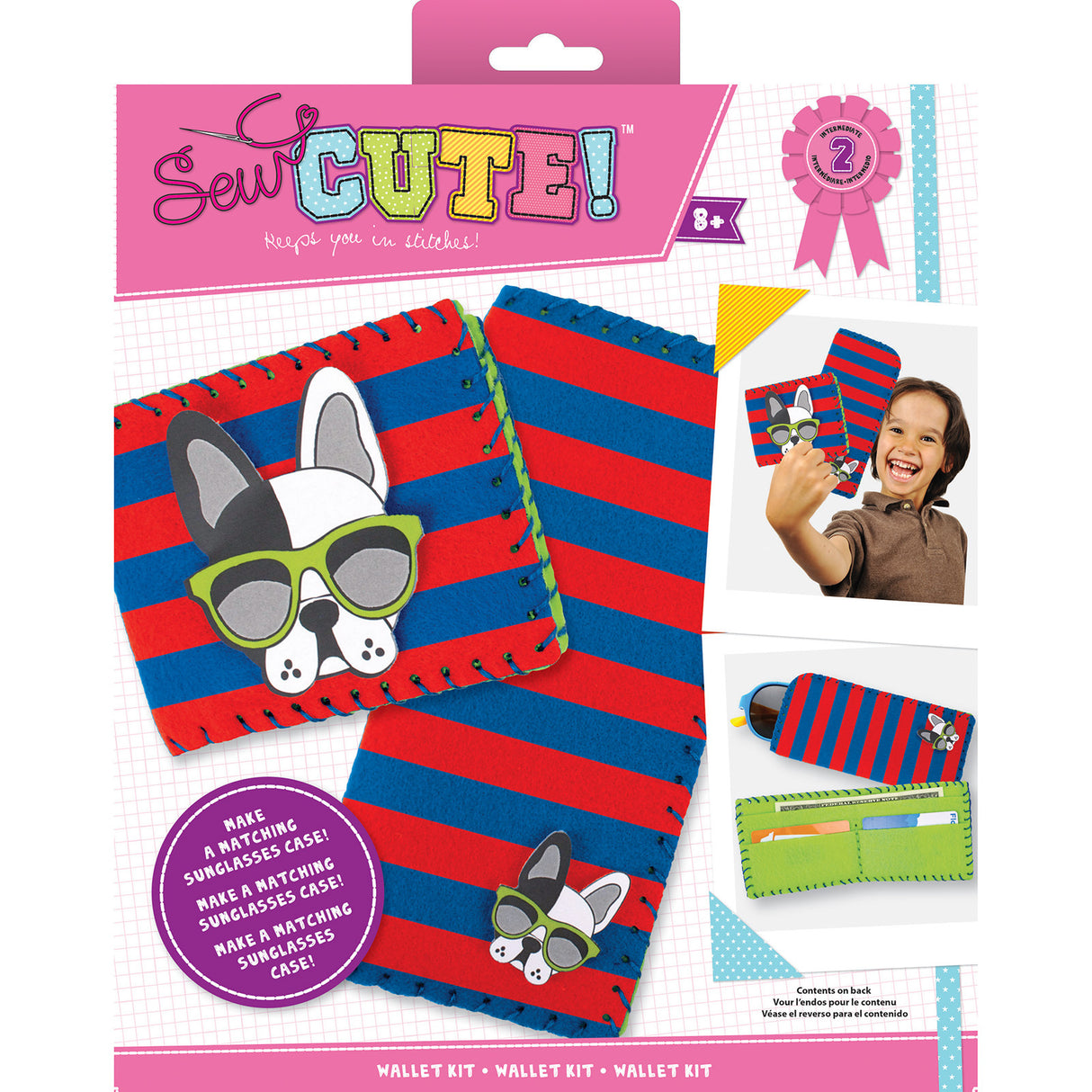 70 % DE DESCUENTO: Kit de billetera de fieltro Doggie Sew Cute!