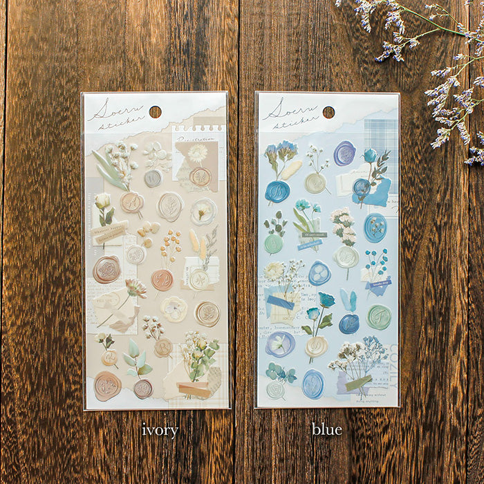 Pegatina Soeru Onda mental de marfil