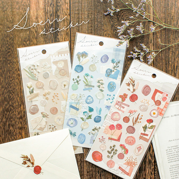 Pegatina Soeru Onda mental de marfil