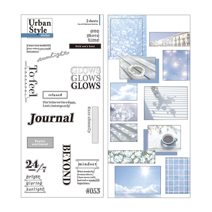 Urban Style Chalk Blue Sticker Mind Wave