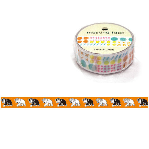 Cinta washi con chimpancé Saru Saru