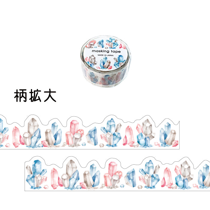 Mind Wave Masking Tape Crystal Mineral Mineralogy Washi Tape