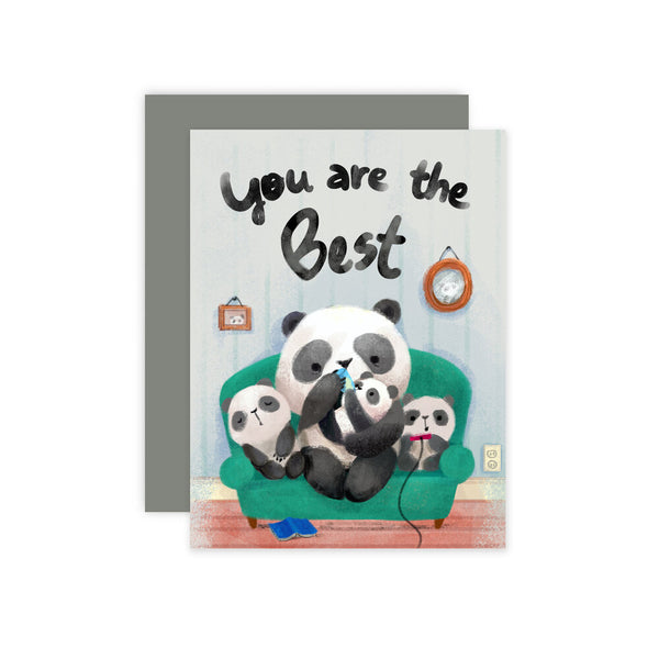 PANDA! YOU ARE THE BEST CARD