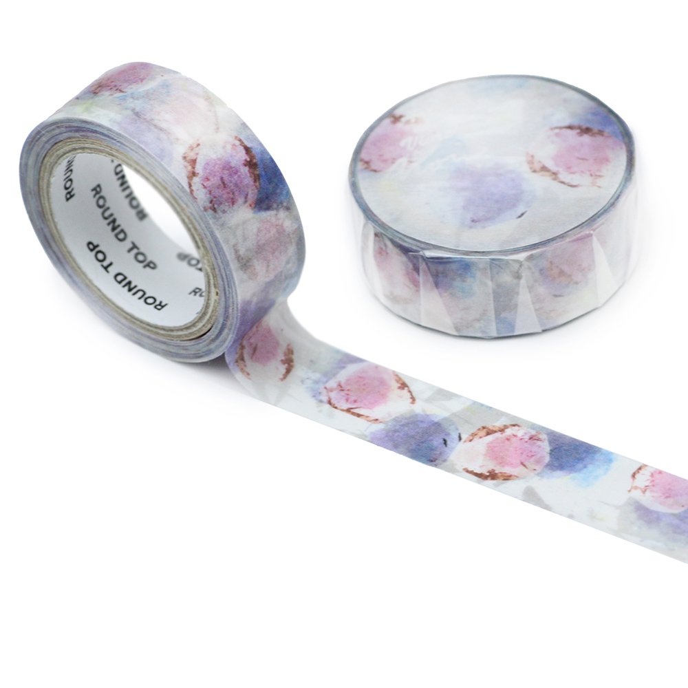 Round Top Purple Fruit Washi Tape Atelier Noir- マスキングテープ 紫色の果実