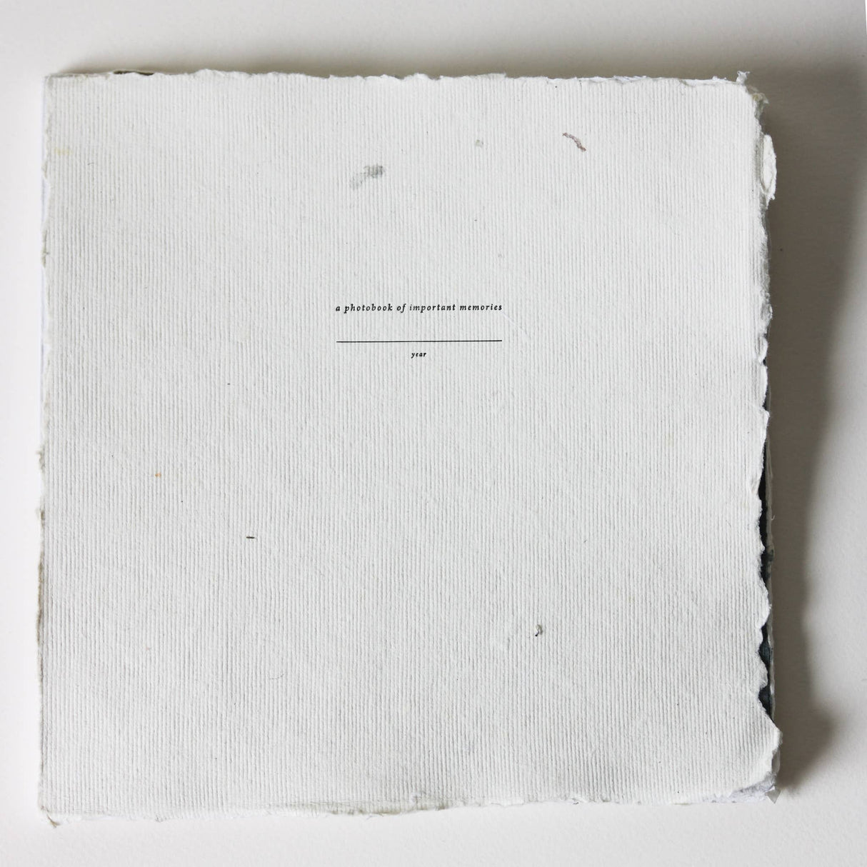 A Photobook of Important Memories