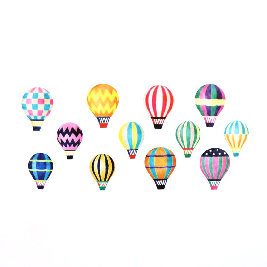 Hot Air Balloon Washi Sticker Bande