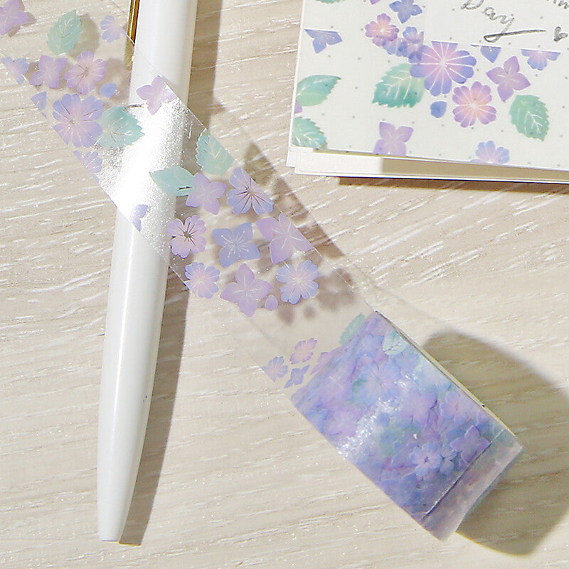 Hydrangea PET Clear Tape BGM