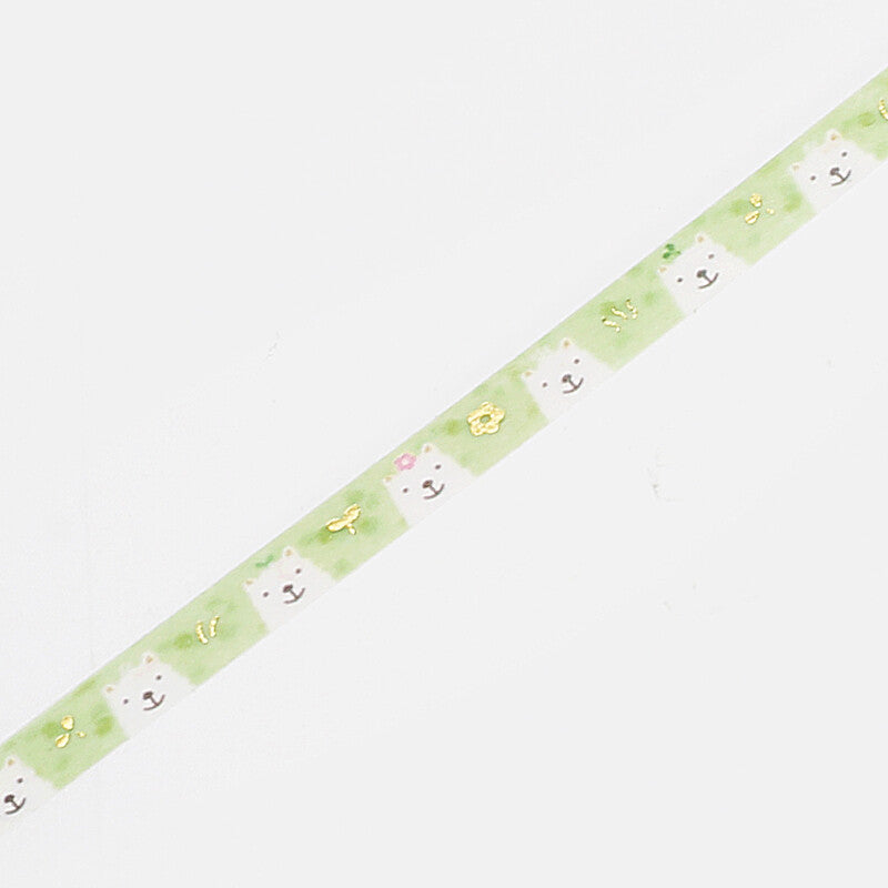 Alpaca Slim Washi Tape BGM