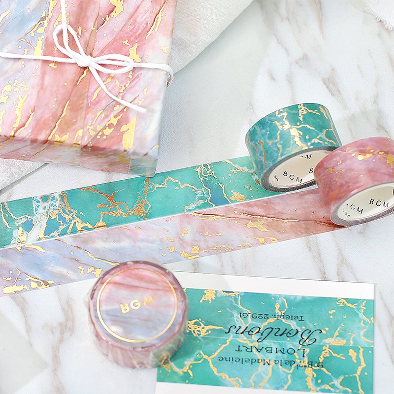 Champagne Washi Tape Foil BGM