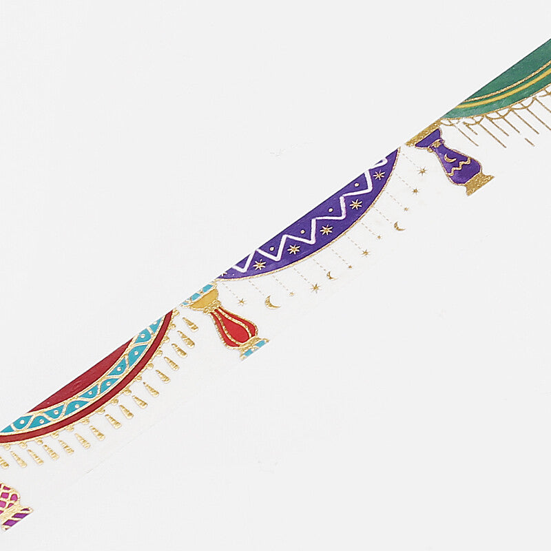 Retro Curtains Washi Tape BGM