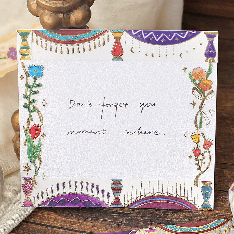 Retro Curtains Washi Tape BGM