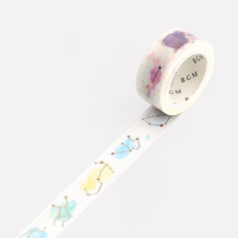 Colorful Constellation Washi Tape Foil BGM