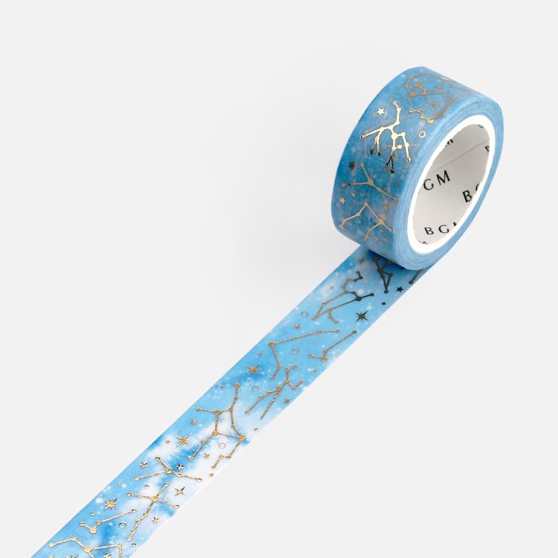 Aozora Constellation Washi Tape Foil BGM