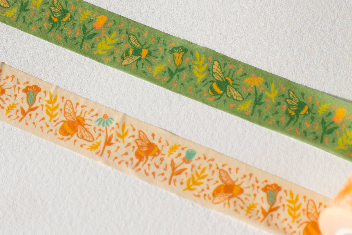 Bees + Flowers Washi Tape
