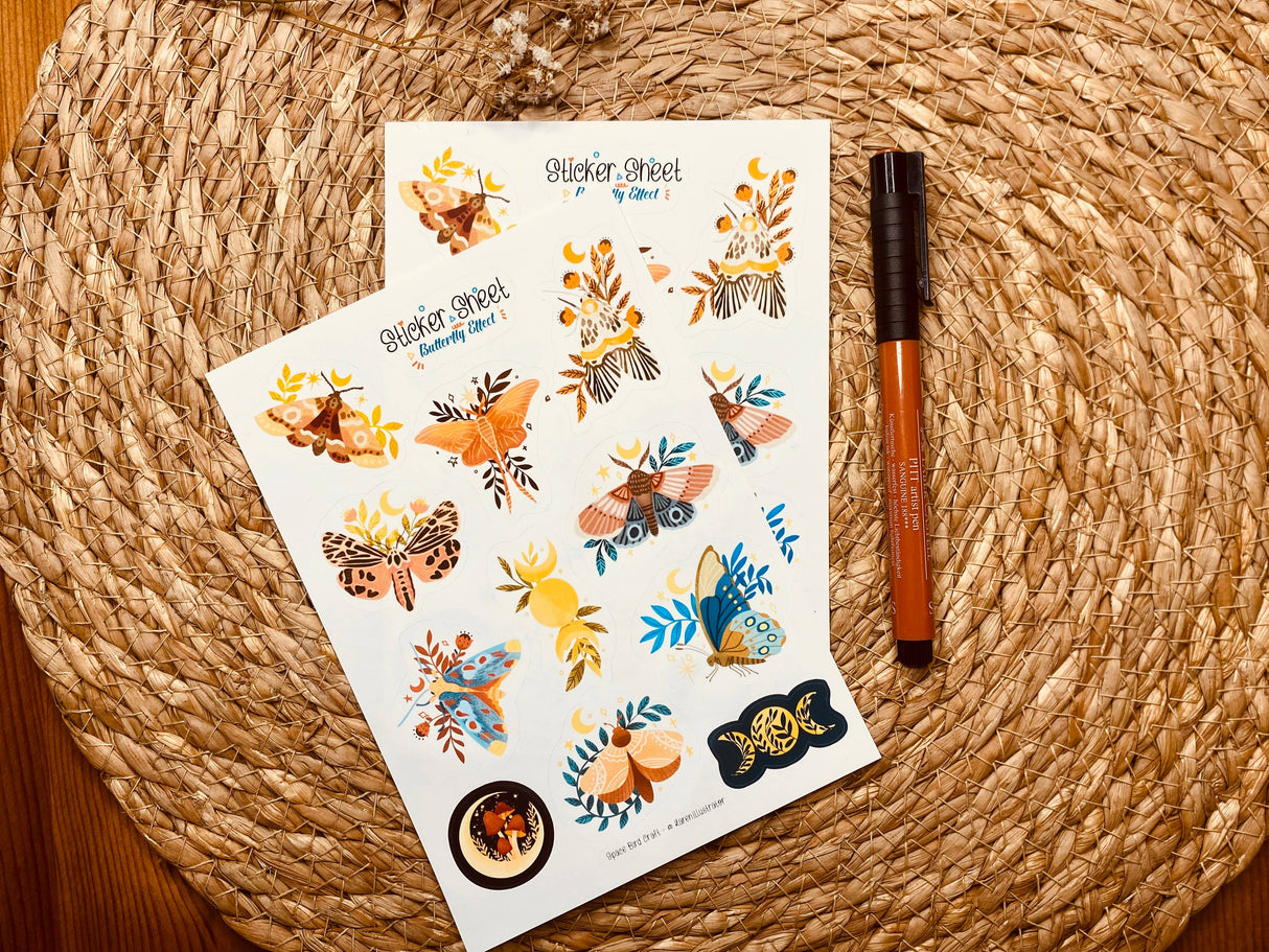 Butterfly Effect Sticker Sheet