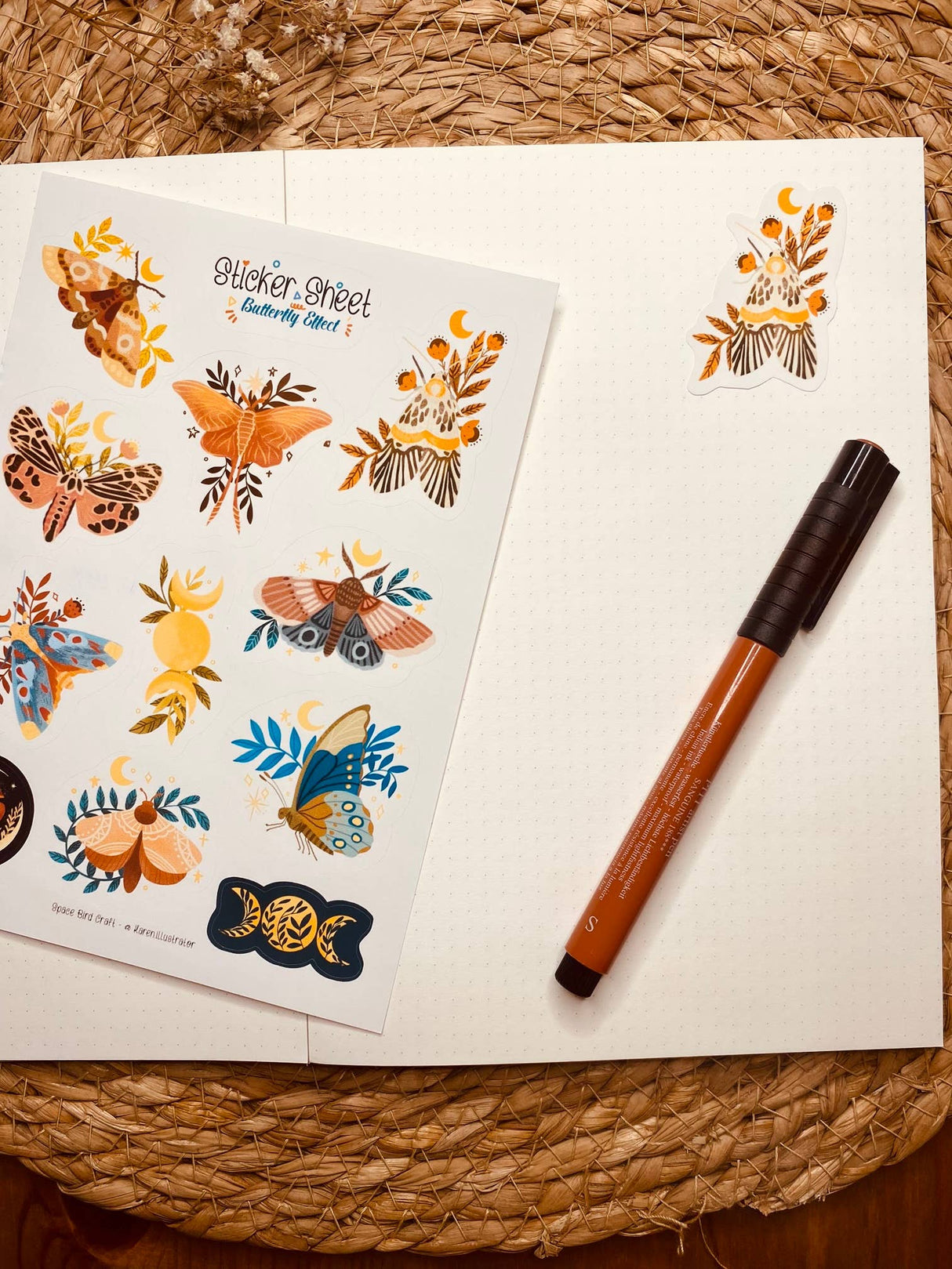 Butterfly Effect Sticker Sheet