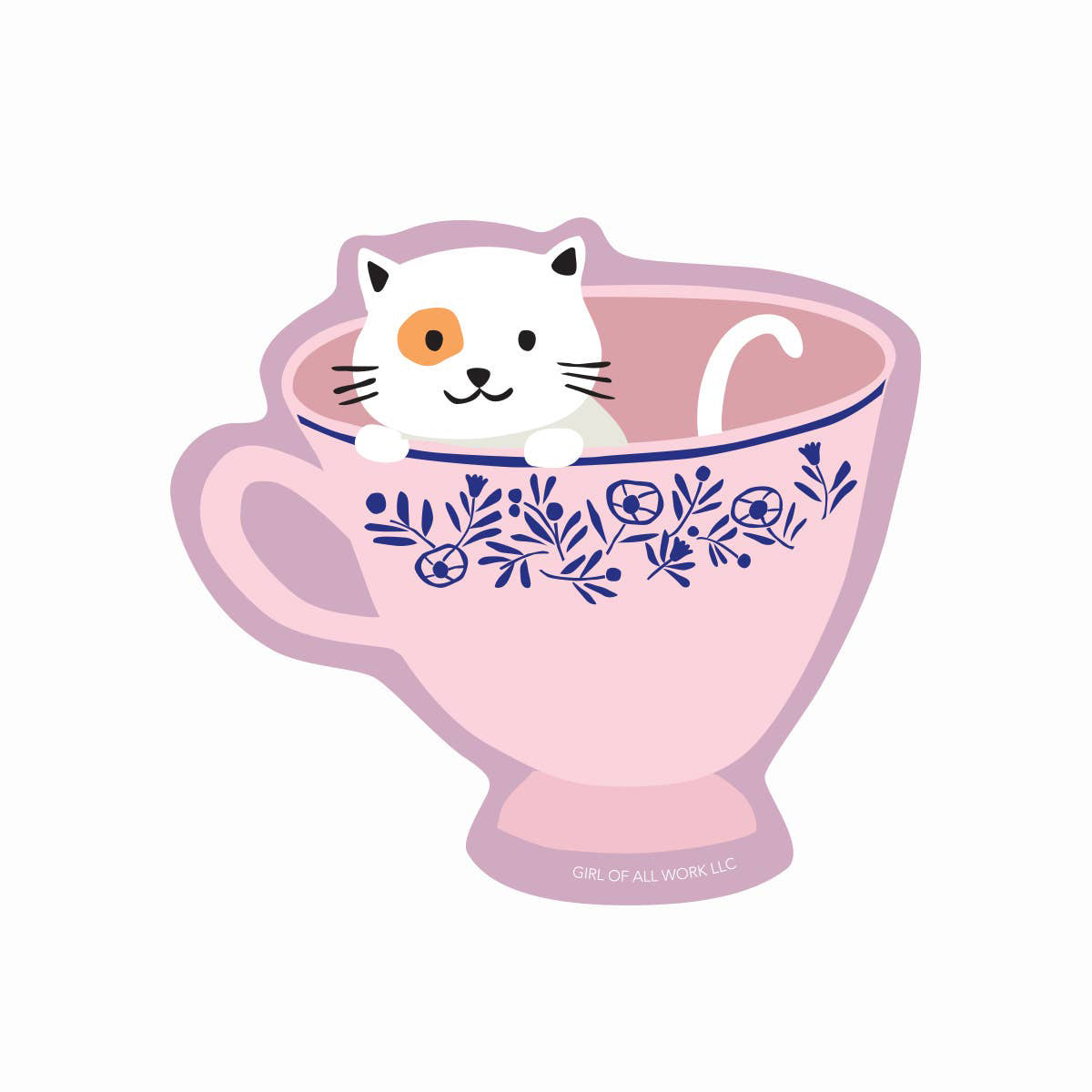 tea cup cat