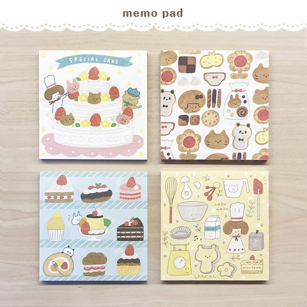 Strawberry Cake Shop Mizutama Memo Pad