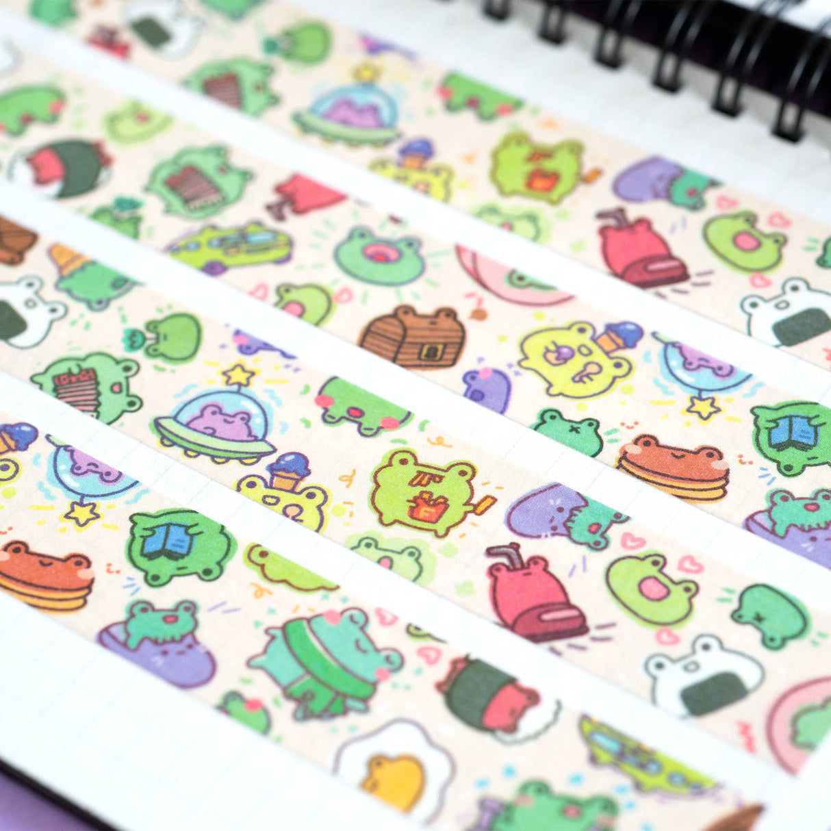 Chaos of Frogs Washi Tape Robot Dance Battle