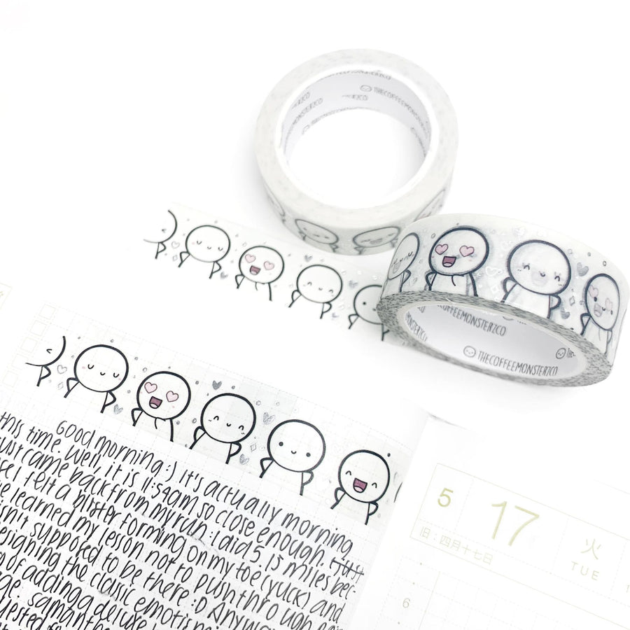 Classic Emoti Washi Tape TheCoffeeMonsterzCO