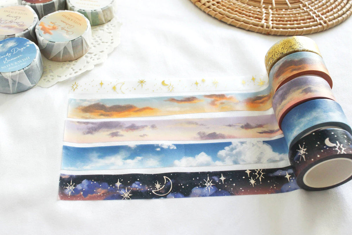 Cloudy Days Autumn Washi Tape