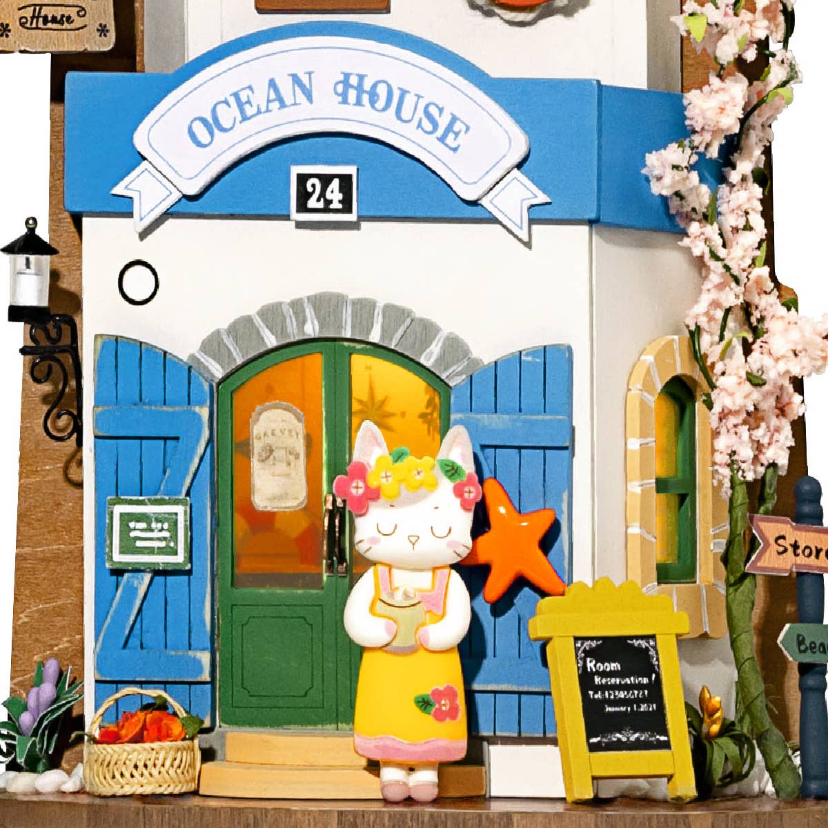 Island Dream Villa DIY Wall Hanging Miniature House Kit