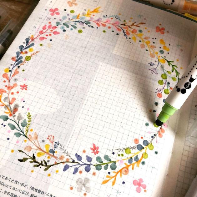 Kuretake ZIG Clean Color Dot Dual-Tip Markers 12/Pkg