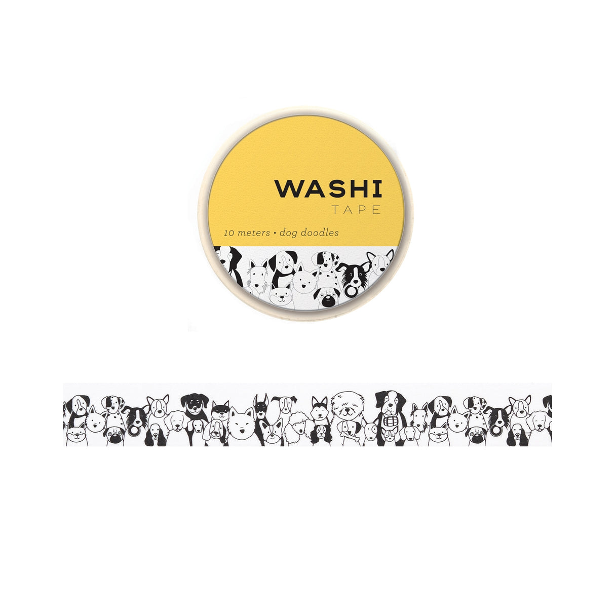 Dog Doodles Washi Tape