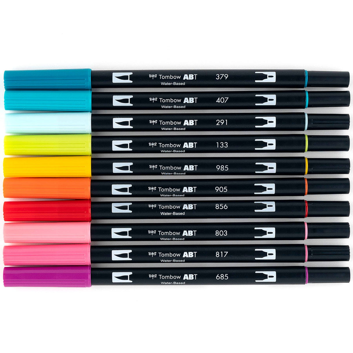 Dual Brush Pen Art Markers Tropical 10-Pack