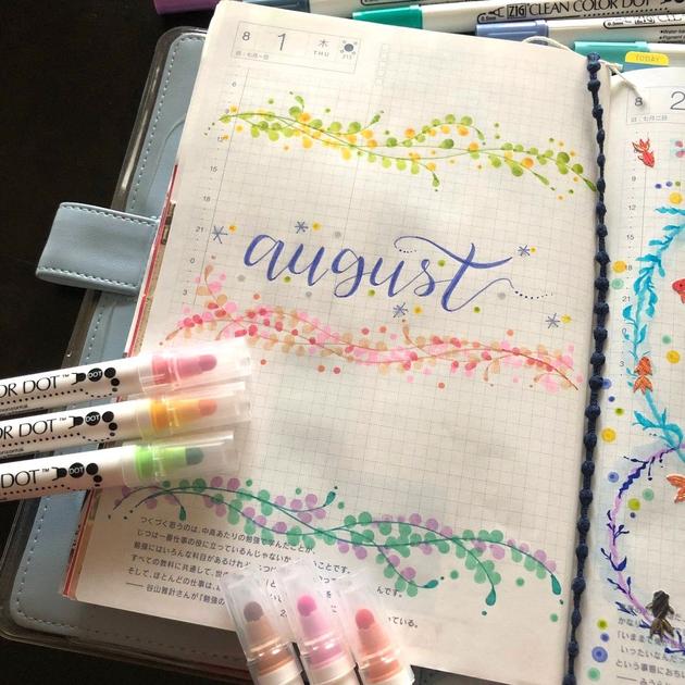 Kuretake ZIG Clean Color Dot Dual-Tip Markers 12/Pkg