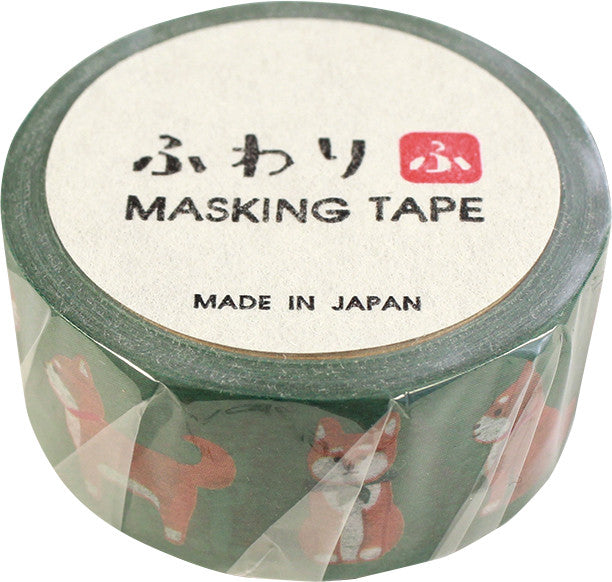 Cinta washi japonesa de Shiba Inu