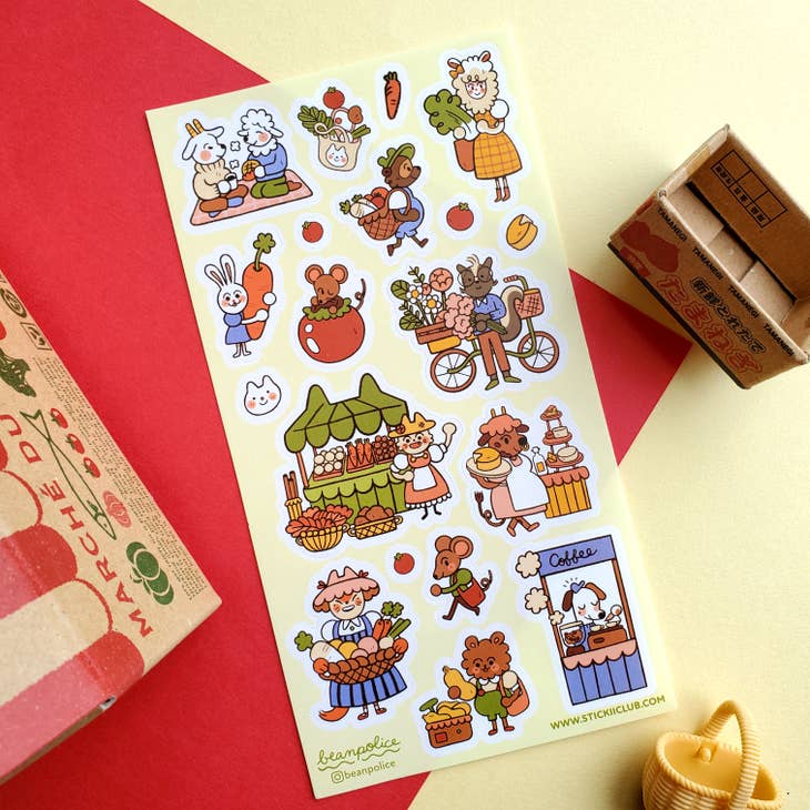 Farmer's Market Sticker Sheet