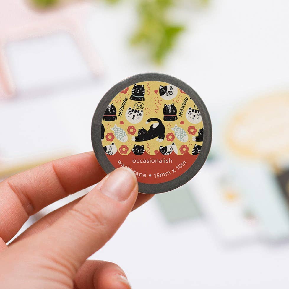 Feline Friends Washi Tape