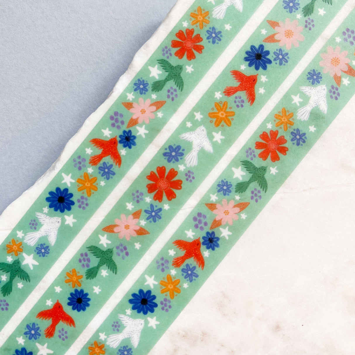 Flying Birds Washi Tape Mint