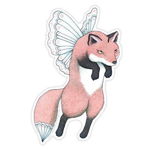 Fox Faerie Vinyl Sticker