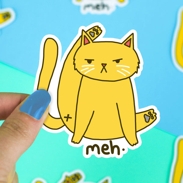 Silly Cat Sticker