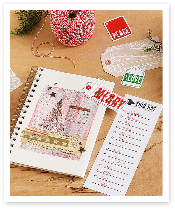 Sello de goma con etiqueta de pizarra