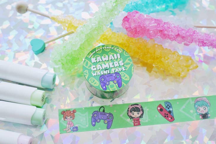 Gaming Kawaii Washi Tape