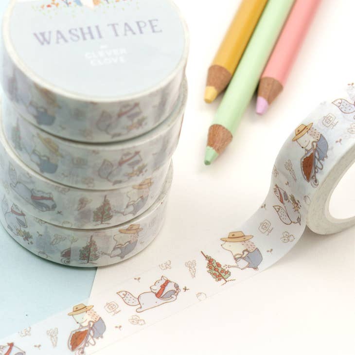 Cinta washi de jardinería