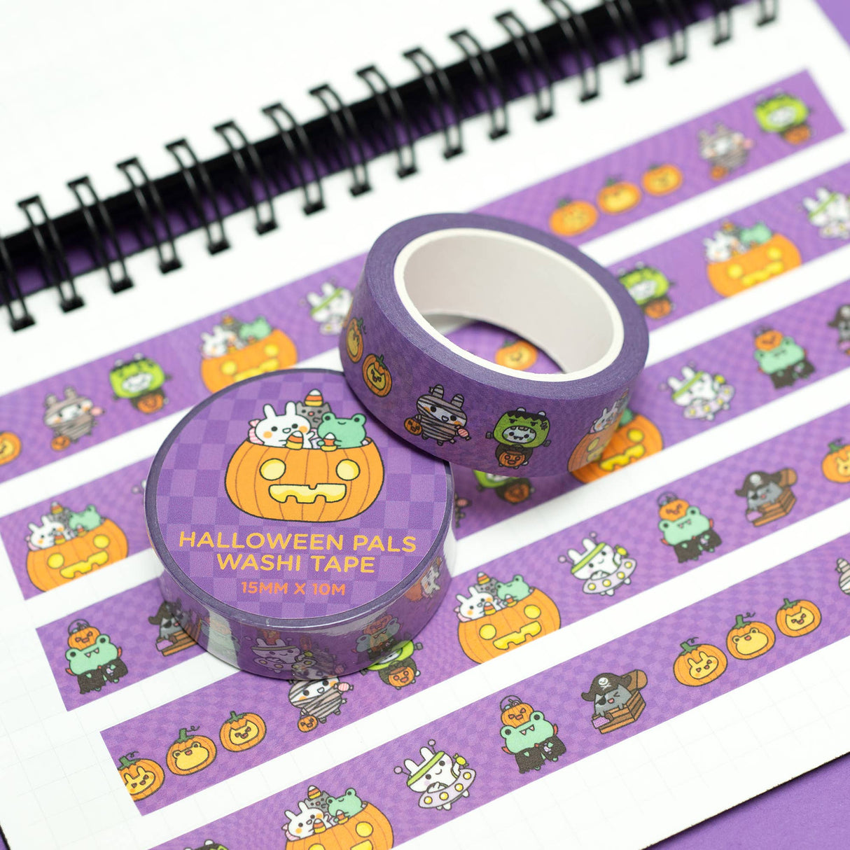 Cinta washi de amigos de Halloween