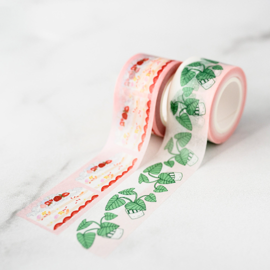 Happy Plant Washi Tape Houseplant House Plant