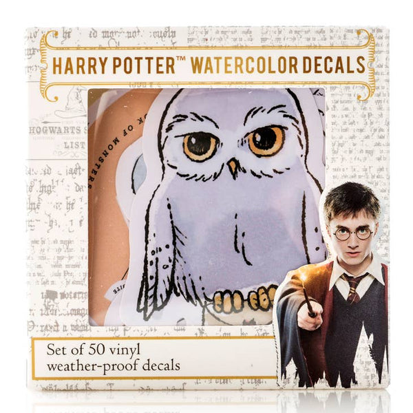 Conquest Journals Harry Potter Watercolor Vinyl Stickers, Set Of 50